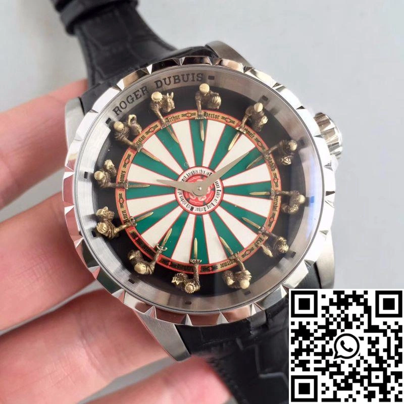 Roger Dubuis Excalibur RDDBEX0398 Green White Table Dial