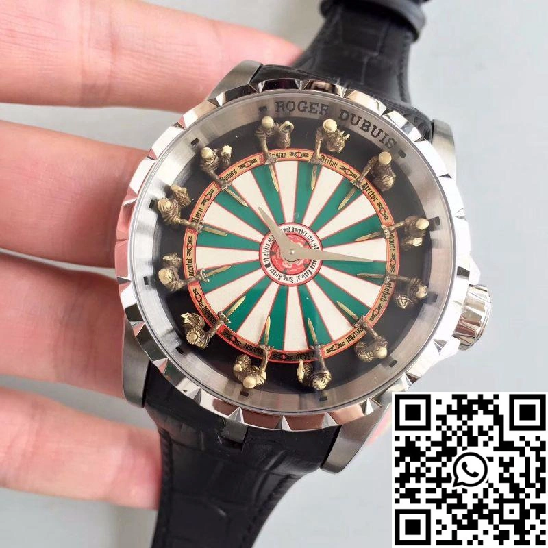 Roger Dubuis Excalibur RDDBEX0398 Green White Table Dial
