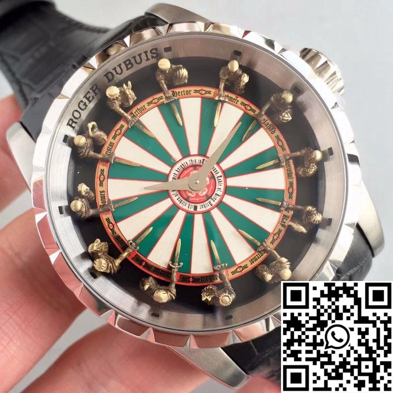 Roger Dubuis Excalibur RDDBEX0398 Green White Table Dial