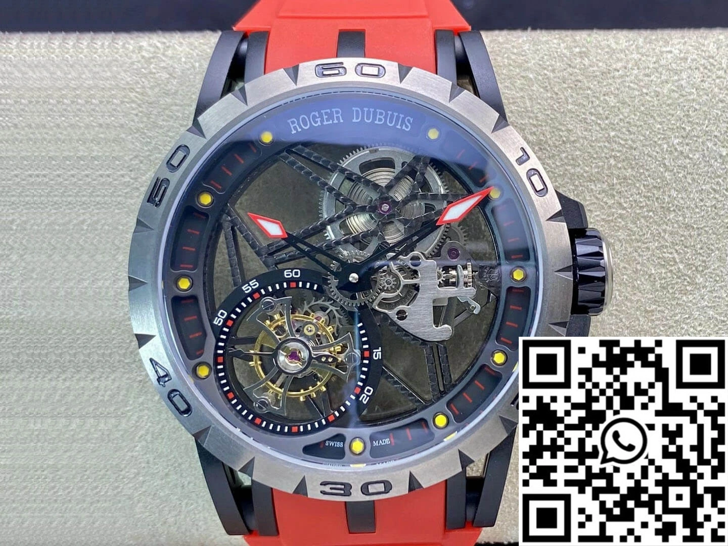 Roger Dubuis Excalibur RDDBEX0549 BBR Factory Tourbillon Titanium Case