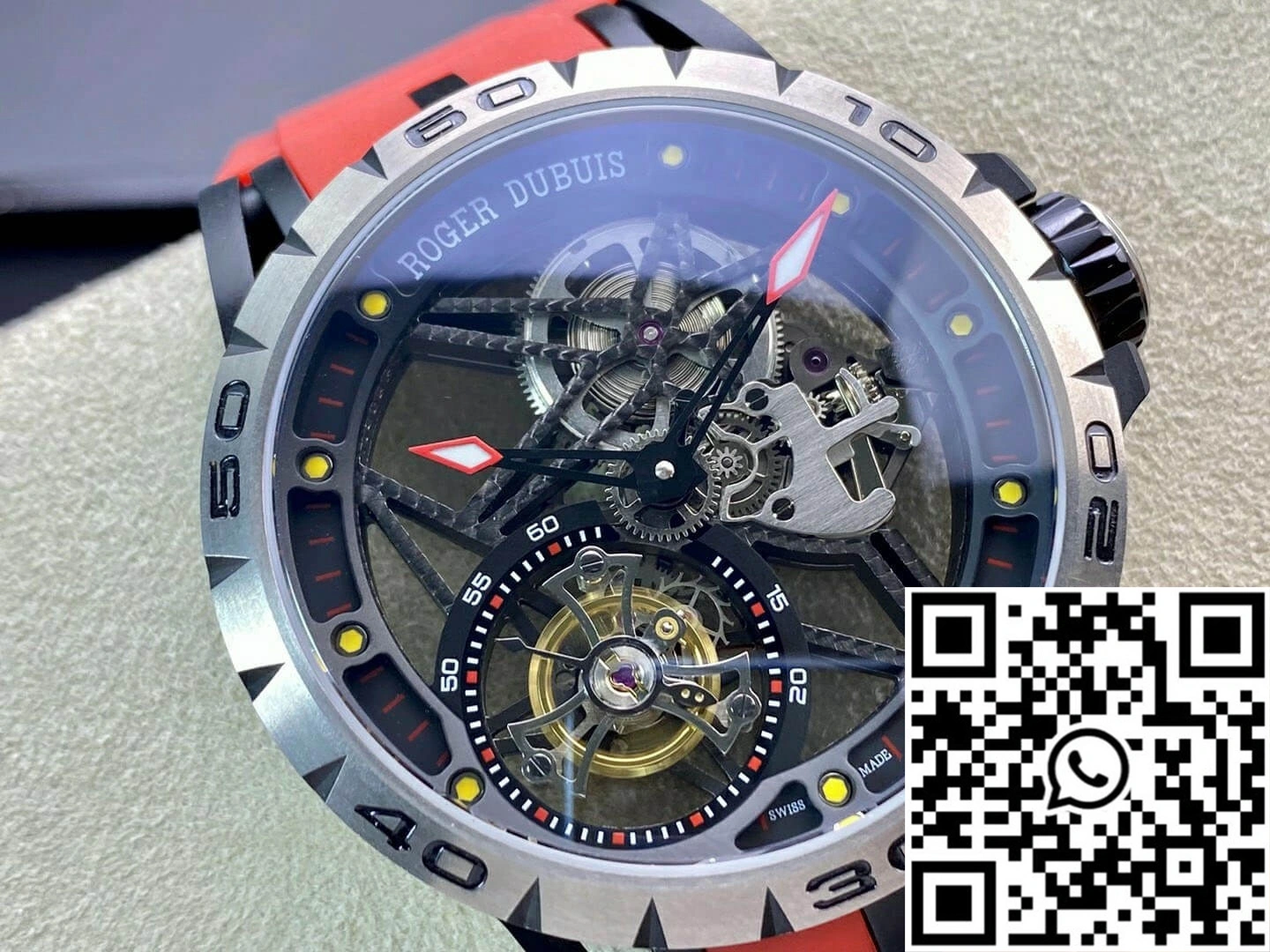 Roger Dubuis Excalibur RDDBEX0549 BBR Factory Tourbillon Titanium Case