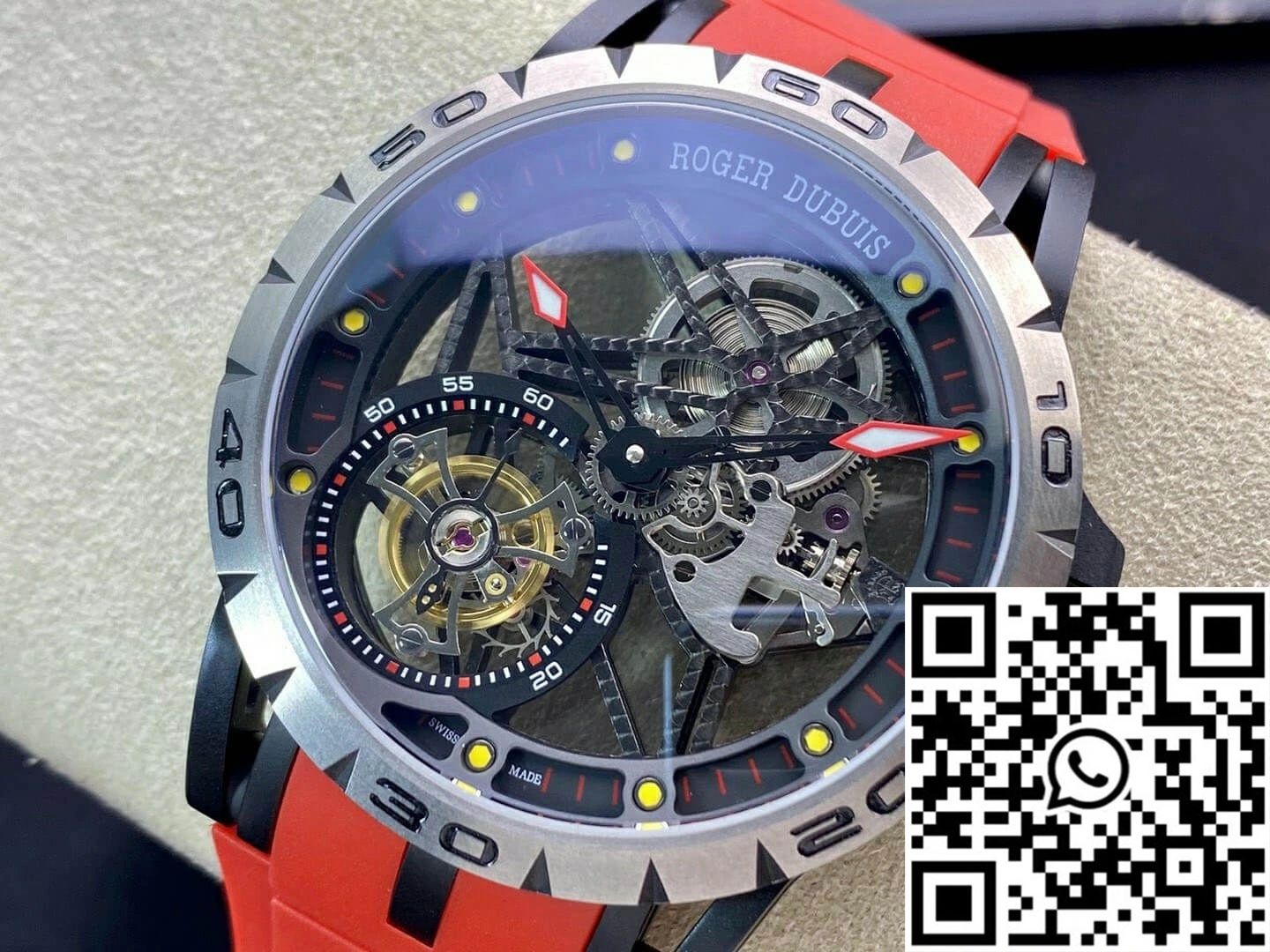 Roger Dubuis Excalibur RDDBEX0549 BBR Factory Tourbillon Titanium Case