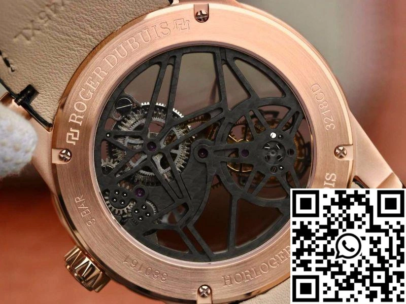 Roger Dubuis Excalibur Skeleton Flying Tourbillon RDDBEX0392 Grey Skeleton Dial