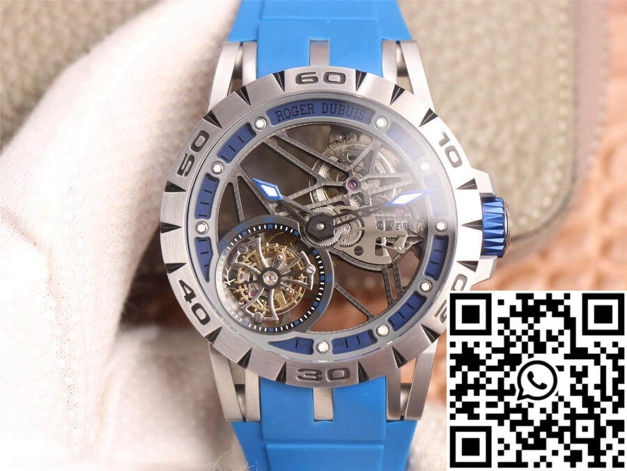 Roger Dubuis Excalibur Spidr RDDBEX0479 JB Factory Tourbillon Skeleton Dial
