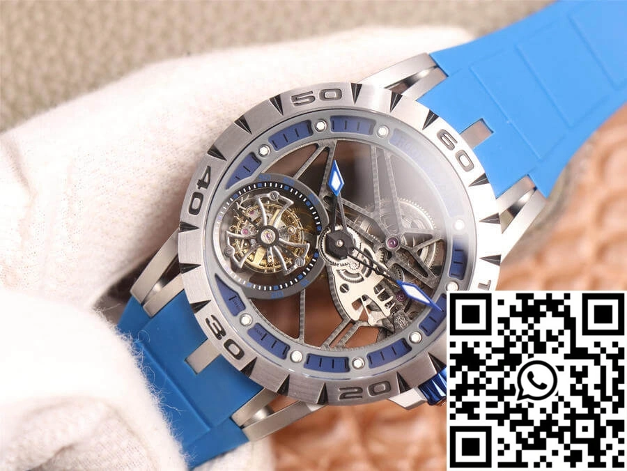Roger Dubuis Excalibur Spidr RDDBEX0479 JB Factory Tourbillon Skeleton Dial