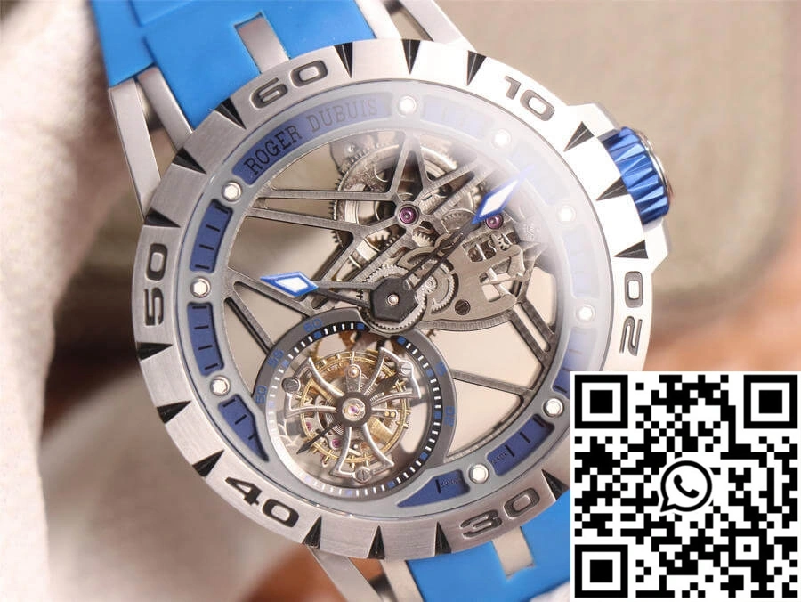 Roger Dubuis Excalibur Spidr RDDBEX0479 JB Factory Tourbillon Skeleton Dial