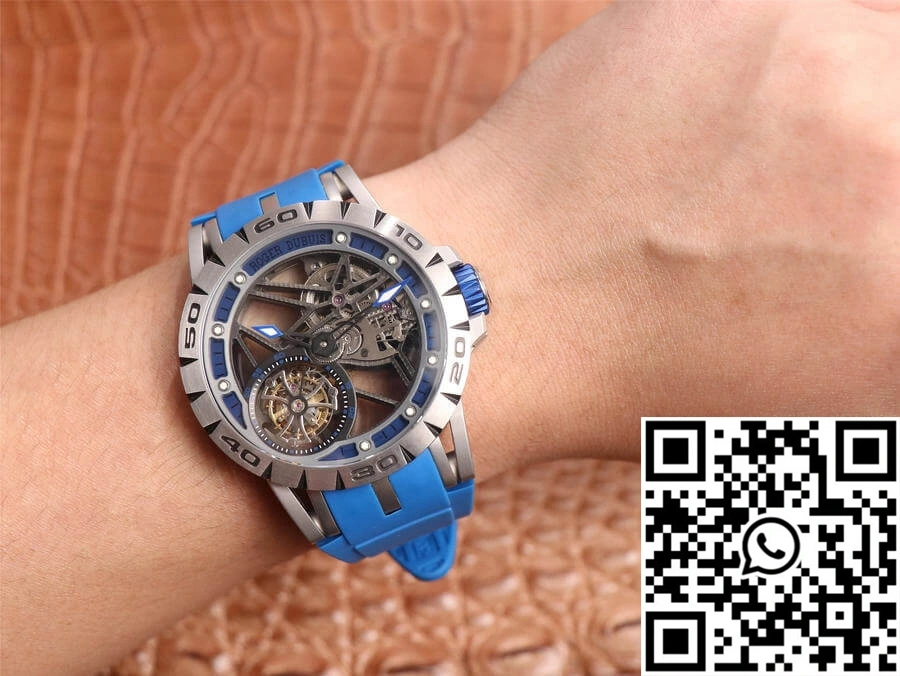 Roger Dubuis Excalibur Spidr RDDBEX0479 JB Factory Tourbillon Skeleton Dial