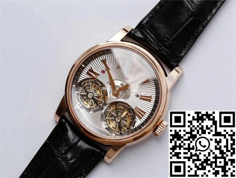 Roger Dubuis Hommage RDDBHO0562 Double Flying tourbillon JB Factory Silver Dial