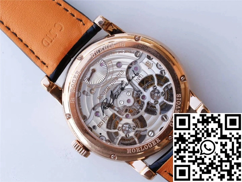 Roger Dubuis Hommage RDDBHO0562 Double Flying tourbillon JB Factory Silver Dial