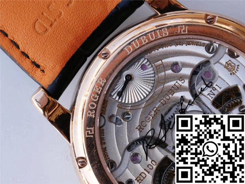 Roger Dubuis Hommage RDDBHO0562 Double Flying tourbillon JB Factory Silver Dial