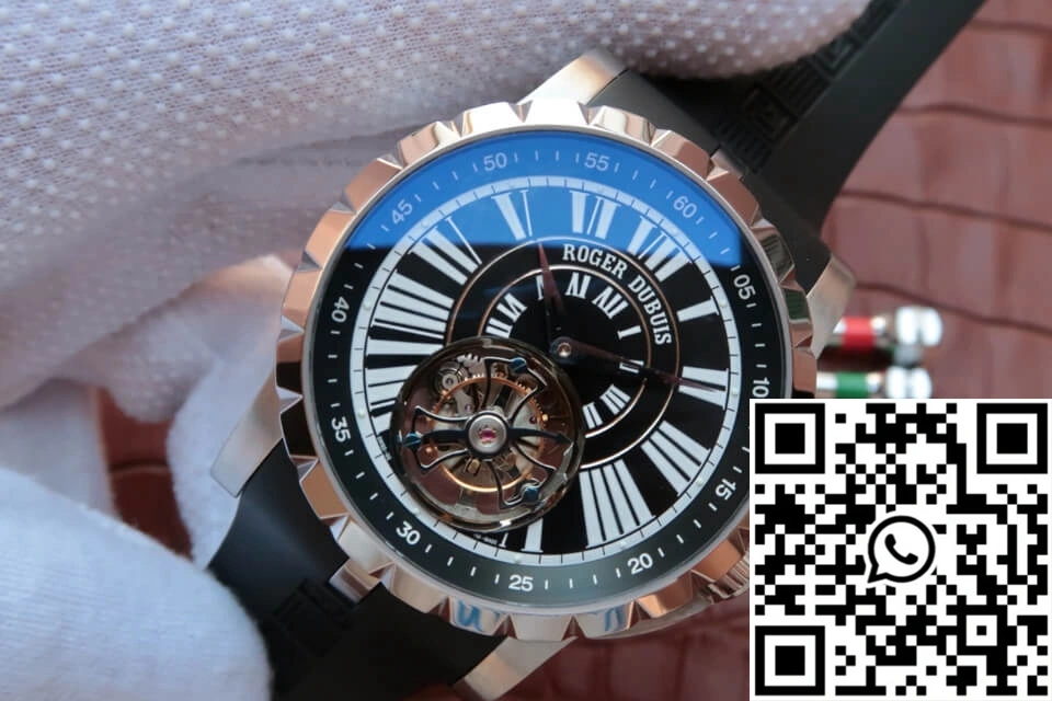 Roger Dubuis Hommage Tourbillon JB Factory Black Dial