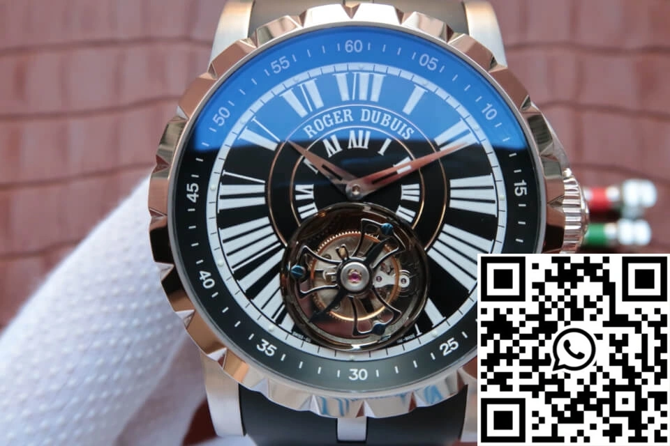Roger Dubuis Hommage Tourbillon JB Factory Black Dial