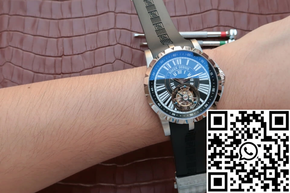 Roger Dubuis Hommage Tourbillon JB Factory Black Dial