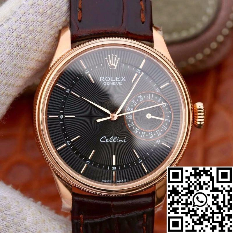 Rolex Celini Date 50515 MKS Factory 18K Rose Gold Case