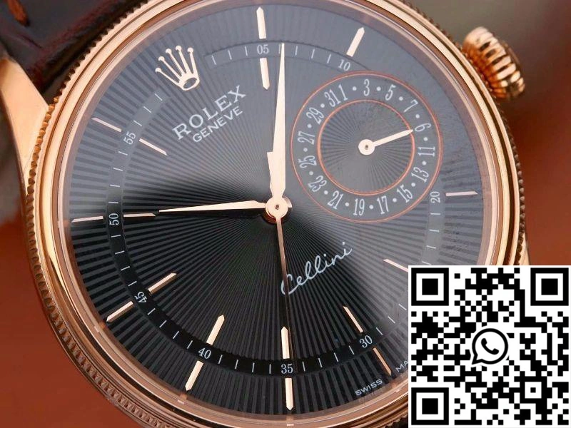 Rolex Celini Date 50515 MKS Factory 18K Rose Gold Case