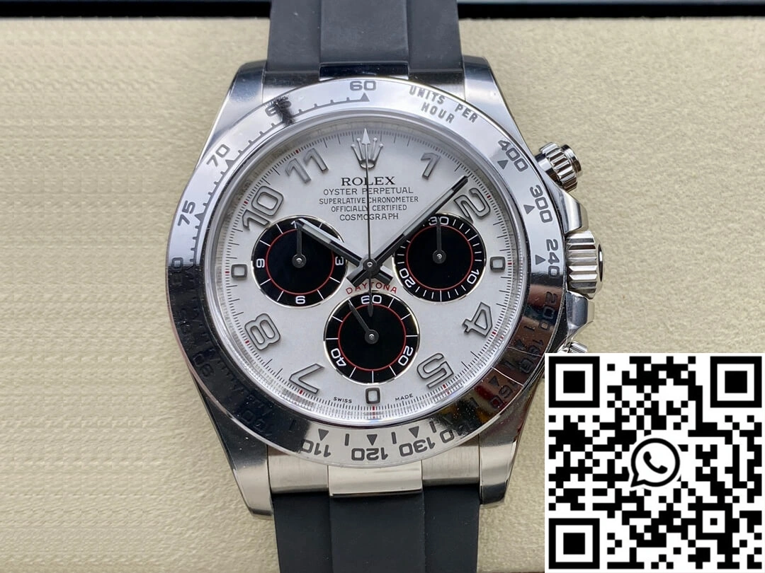 Rolex Cosmograph Daytona 116519 Clean Factory Silvery White Dial
