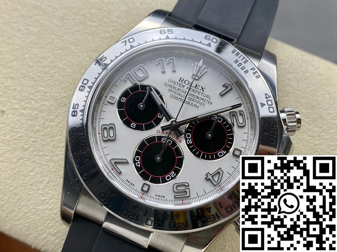 Rolex Cosmograph Daytona 116519 Clean Factory Silvery White Dial