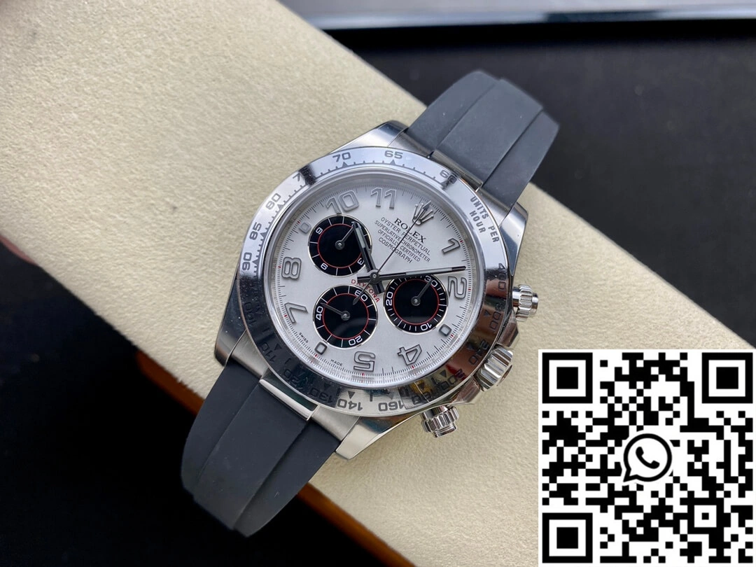 Rolex Cosmograph Daytona 116519 Clean Factory Silvery White Dial