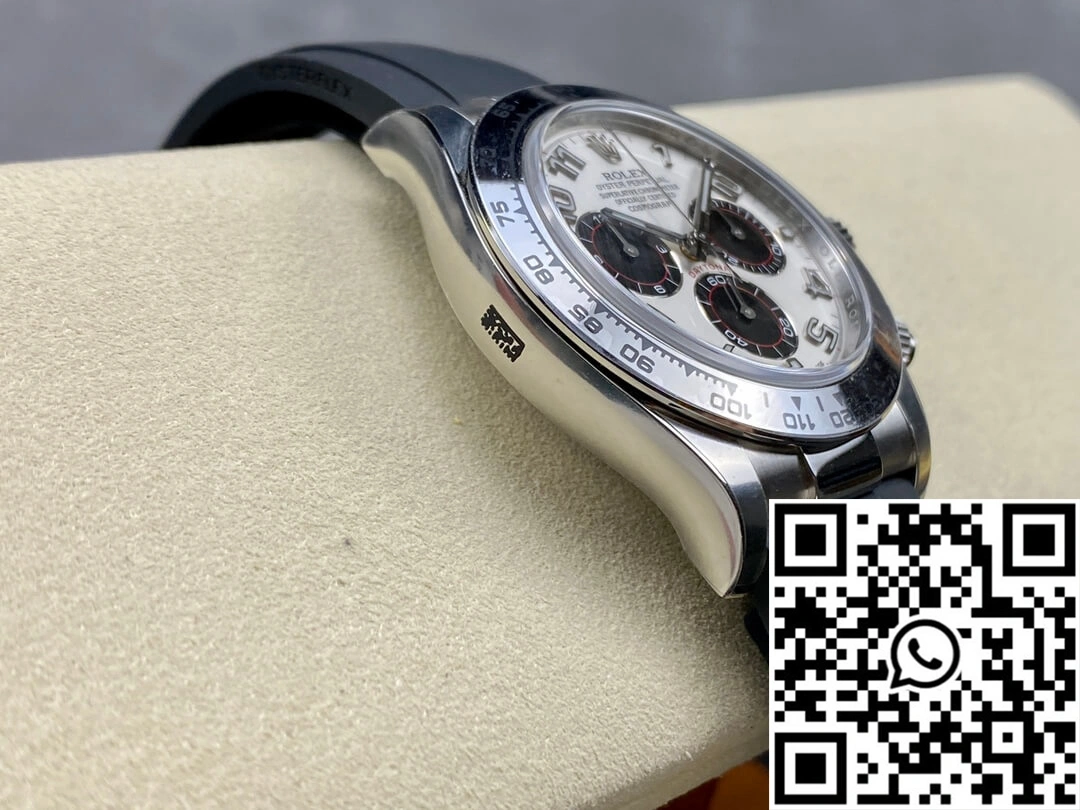 Rolex Cosmograph Daytona 116519 Clean Factory Silvery White Dial