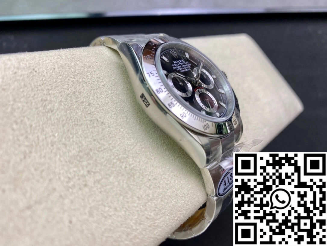 Rolex Cosmograph Daytona 116520 Clean Factory Stainless Steel Bezel