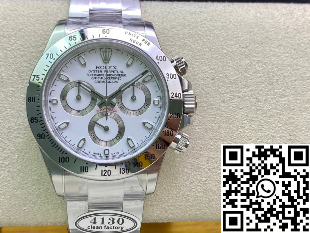Rolex Cosmograph Daytona 116520LN Clean Factory White Dial