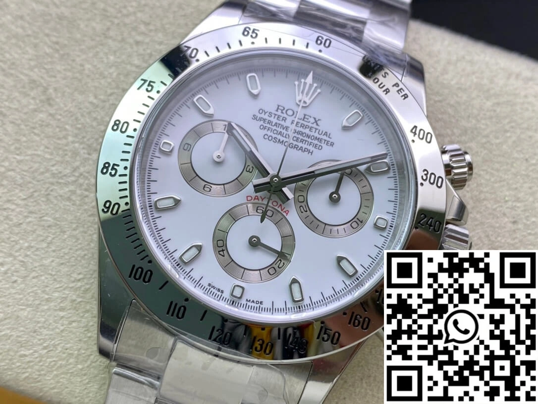 Rolex Cosmograph Daytona 116520LN Clean Factory White Dial
