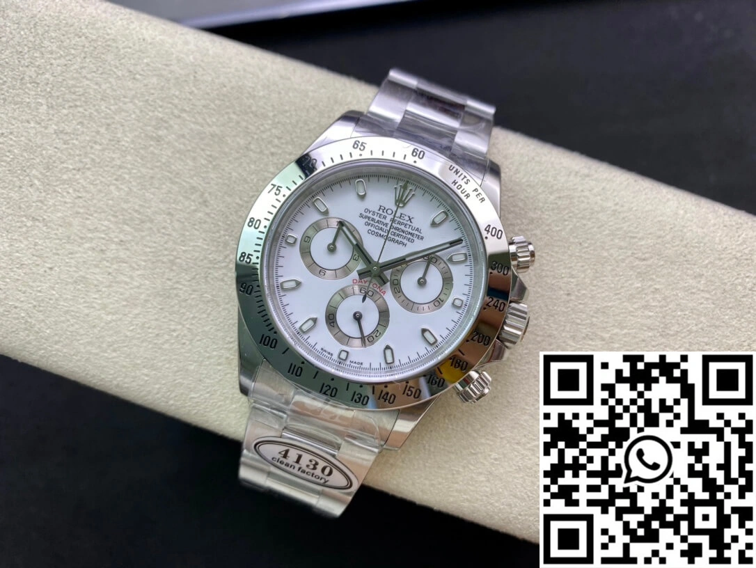 Rolex Cosmograph Daytona 116520LN Clean Factory White Dial