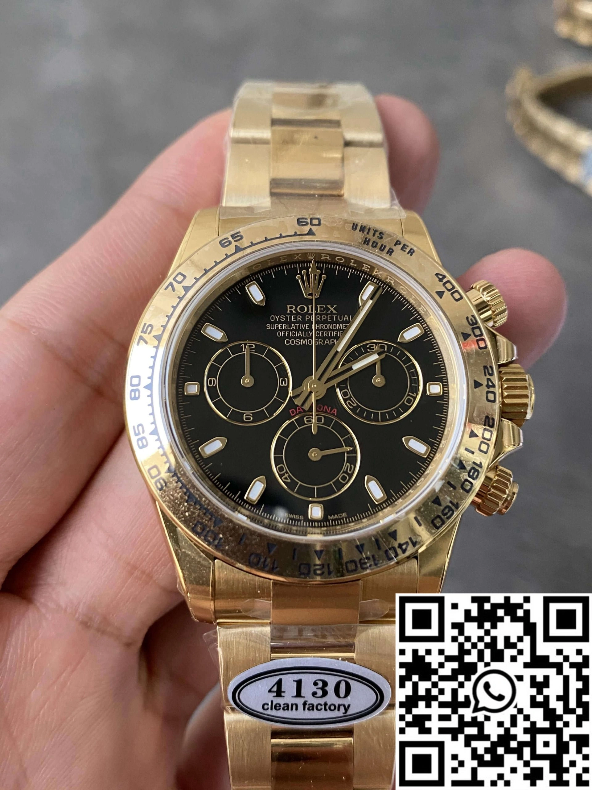 Rolex Cosmograph Daytona M116508-0004 Clean Factory Gold Case
