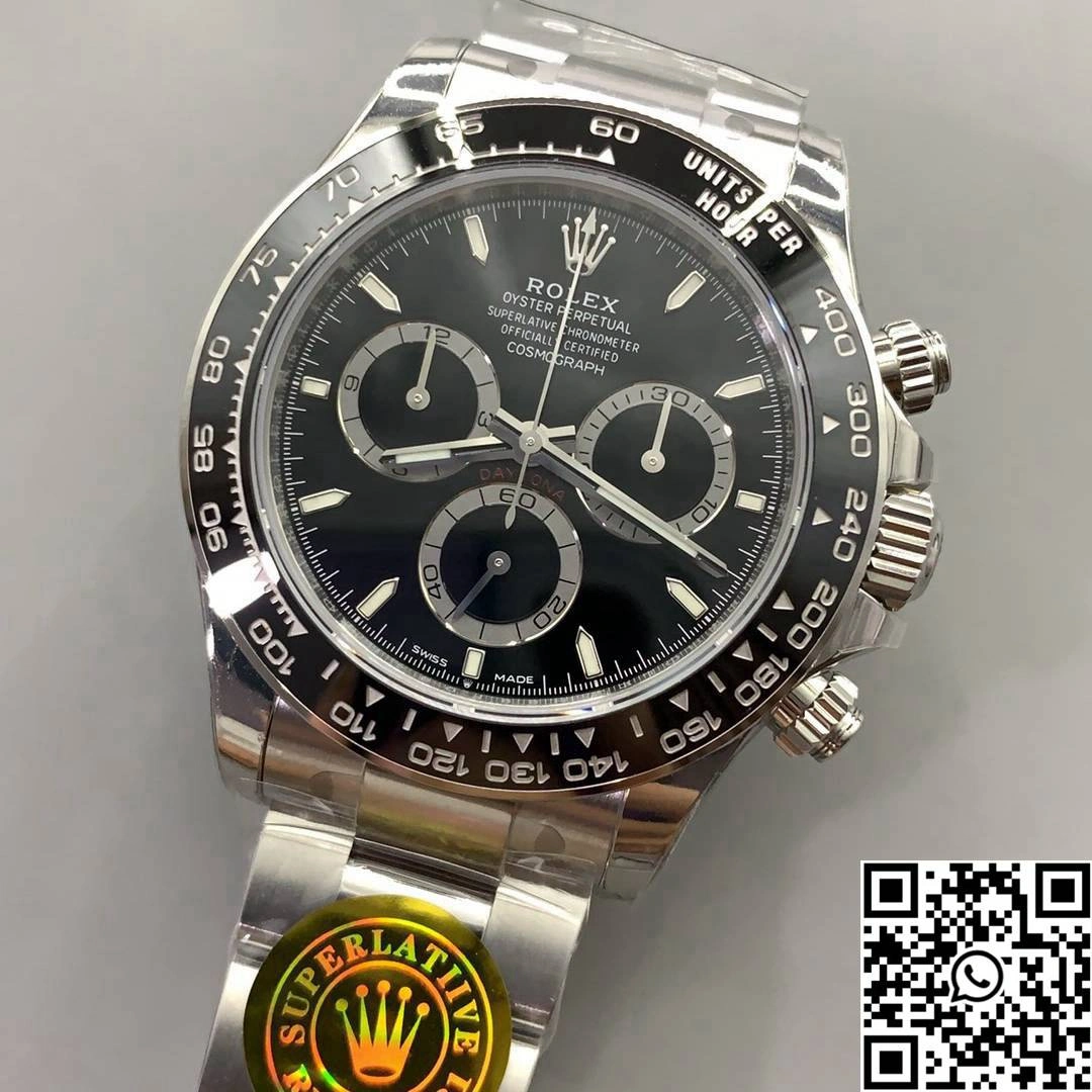 Rolex Cosmograph Daytona M126500LN-0002 VS Factory 4131 Movement Black Bezel