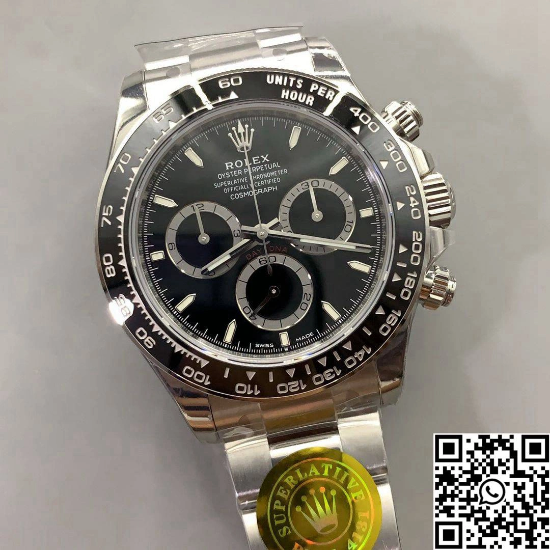 Rolex Cosmograph Daytona M126500LN-0002 VS Factory 4131 Movement Black Bezel