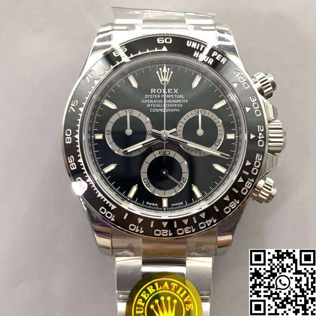 Rolex Cosmograph Daytona M126500LN-0002 VS Factory 4131 Movement Black Bezel