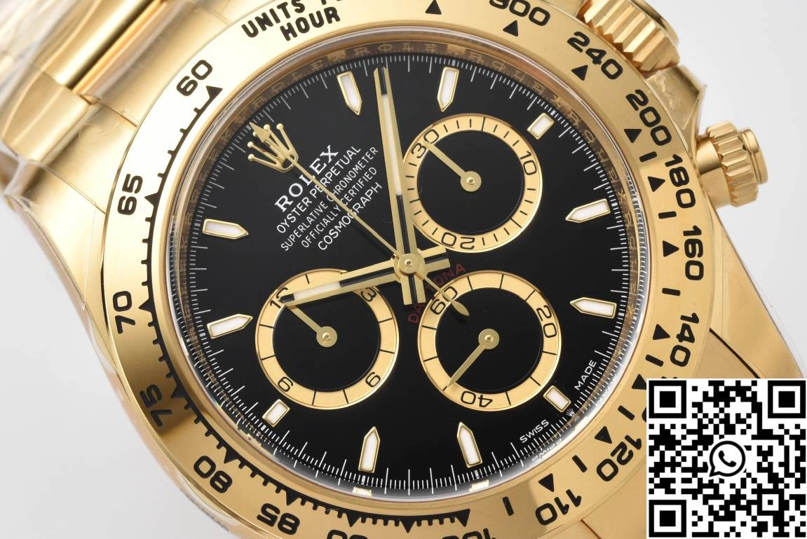 Rolex Cosmograph Daytona M126503 Clean Factory Gold Bezel (Copy)