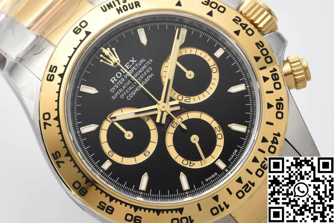 Rolex Cosmograph Daytona M126503 Clean Factory Gold Bezel
