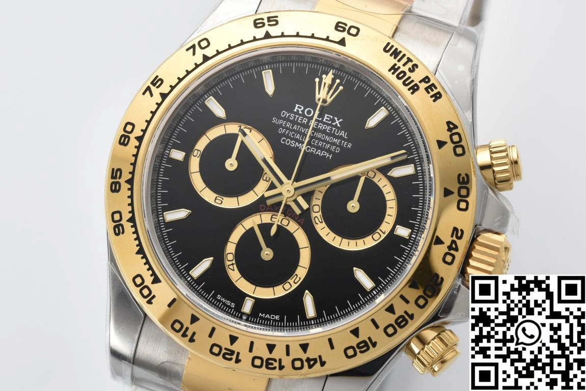 Rolex Cosmograph Daytona M126503 Clean Factory Gold Bezel