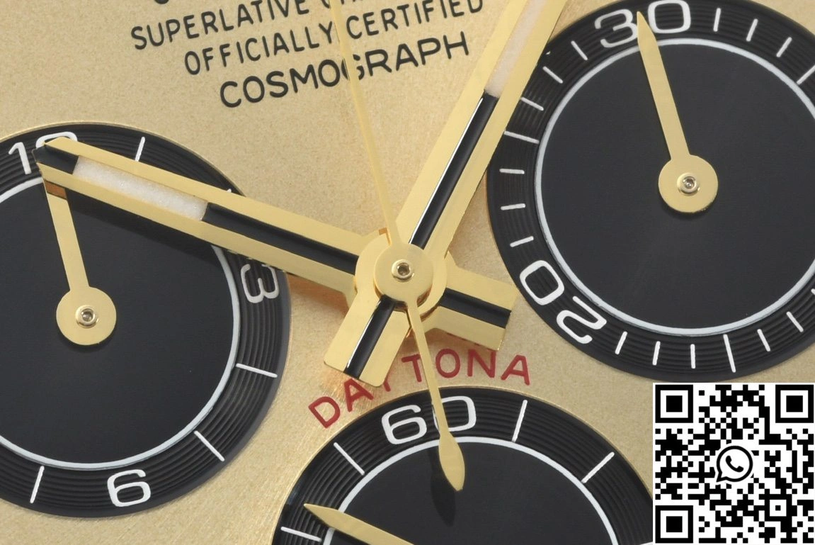 Rolex Cosmograph Daytona M126508 Clean Factory Gold Bezel