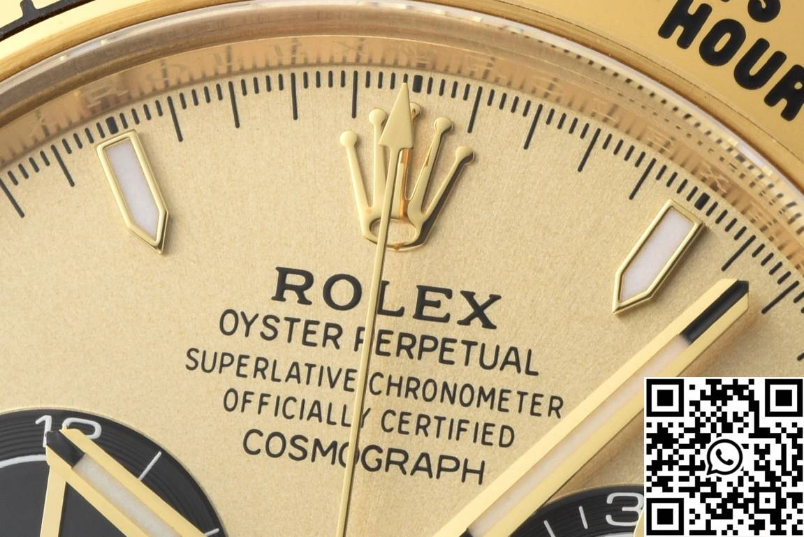 Rolex Cosmograph Daytona M126508 Clean Factory Gold Bezel