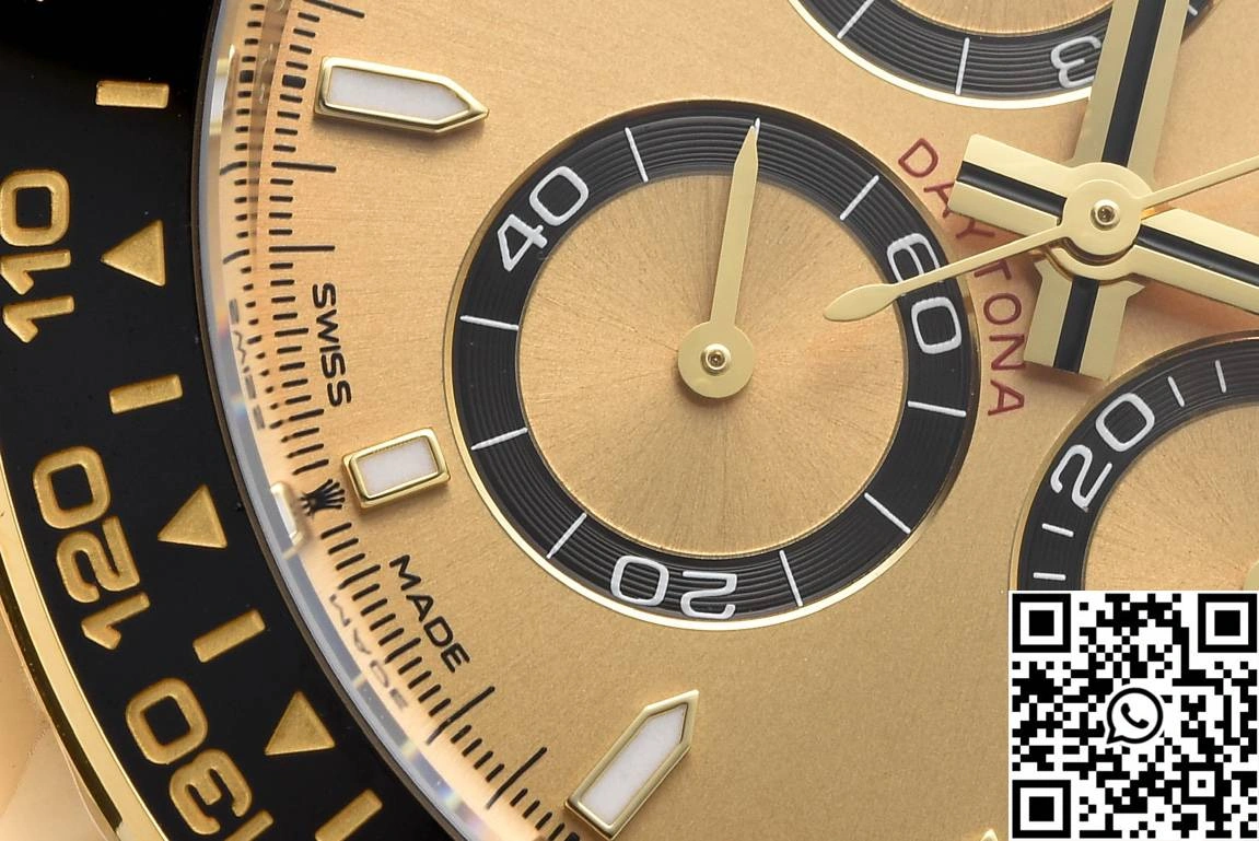 Rolex Cosmograph Daytona M126518 Clean Factory Black Bezel Yellow Dial