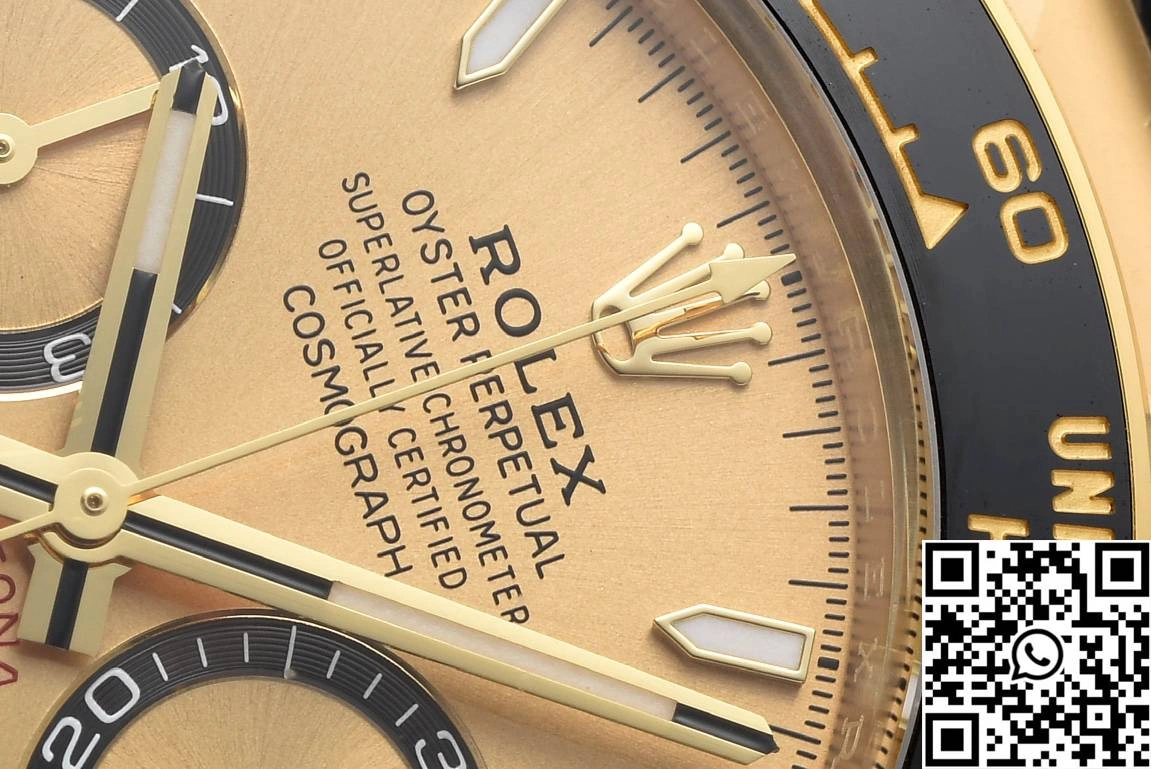 Rolex Cosmograph Daytona M126518 Clean Factory Black Bezel Yellow Dial