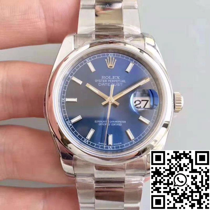Rolex Datejust 116200 36MM AR Factory Blue Dial