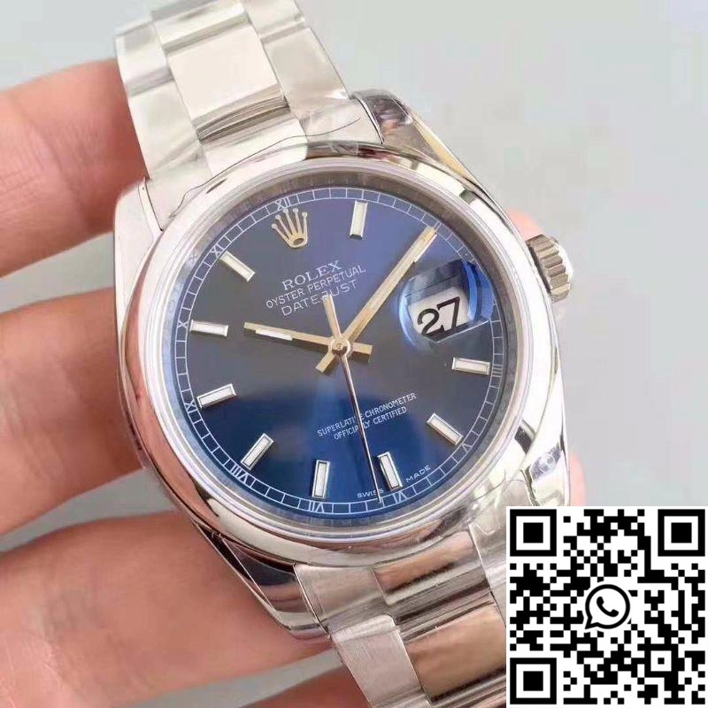 Rolex Datejust 116200 36MM AR Factory Blue Dial