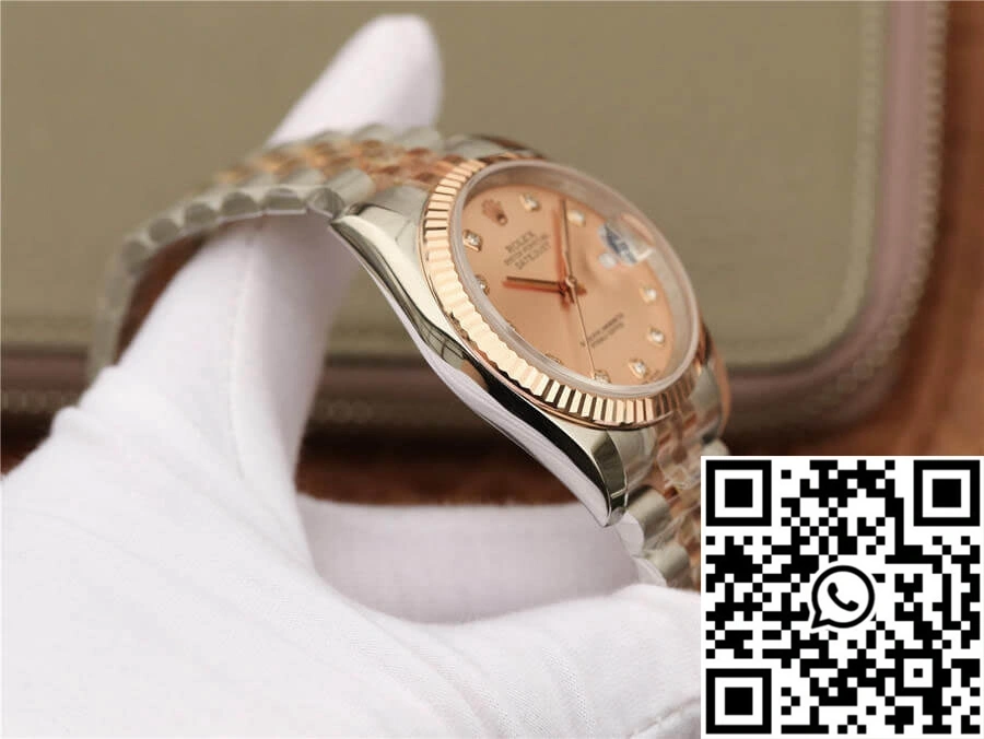 Rolex Datejust 116231 36MM GM Factory Diamond-set Pink Dial