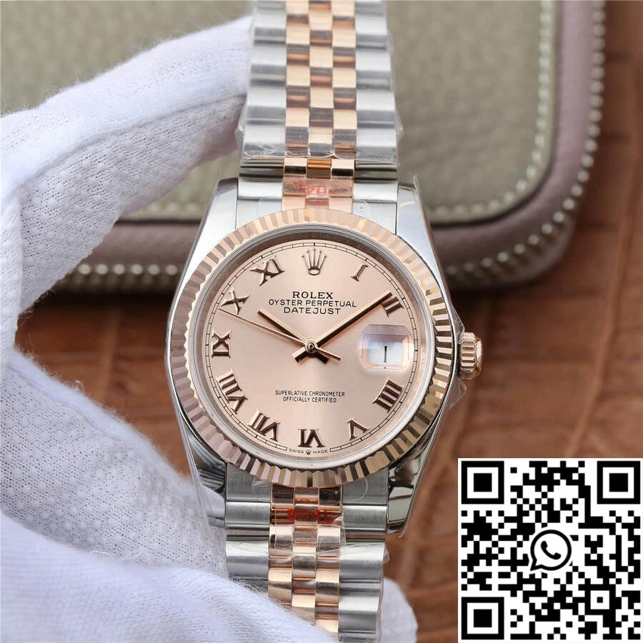 Rolex Datejust 116231 36MM GM Factory Pink Dial