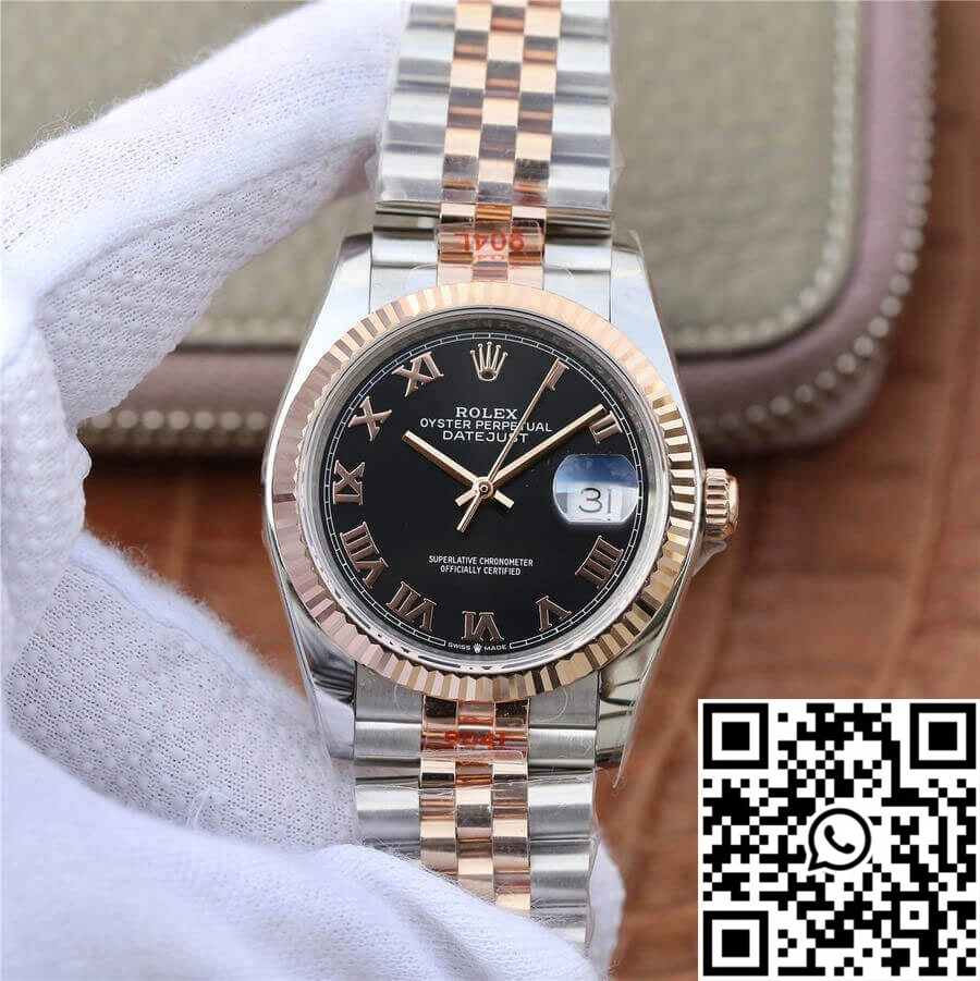 Rolex Datejust 116231 36MM GM Factory Rose Gold