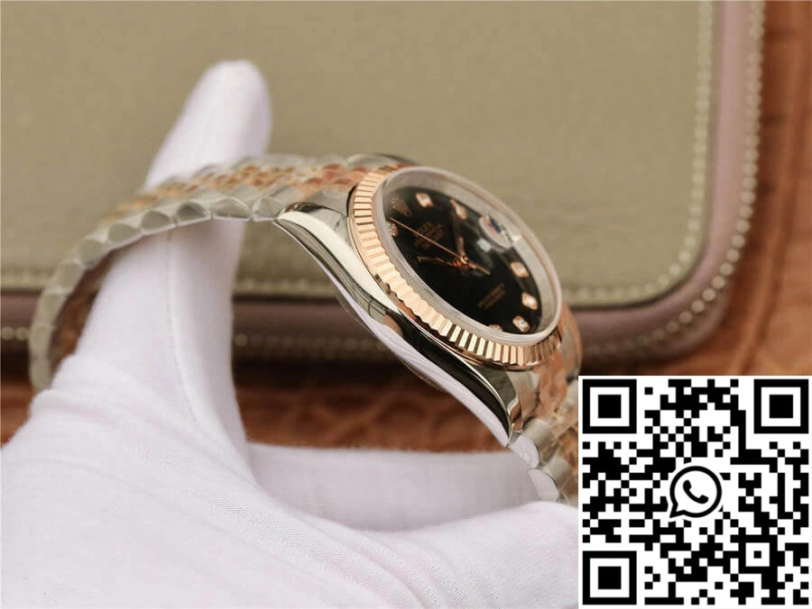 Rolex Datejust 116231 GM Factory Black Diamond Dial