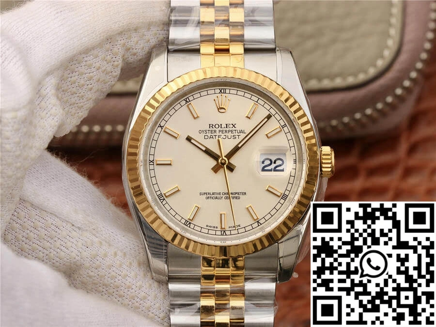 Rolex Datejust 116233 36MM AR Factory Yellow Gold