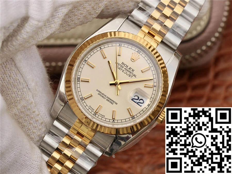 Rolex Datejust 116233 36MM AR Factory Yellow Gold