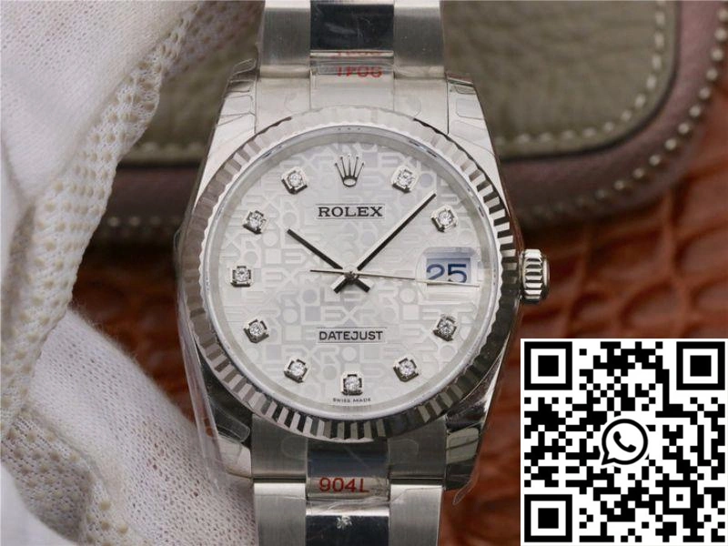 Rolex Datejust 116234 36MM AR Factory Diamond-printed Dial