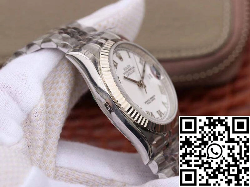 Rolex Datejust 116234 36mm AR Factory White Dial With Roman Time Scale