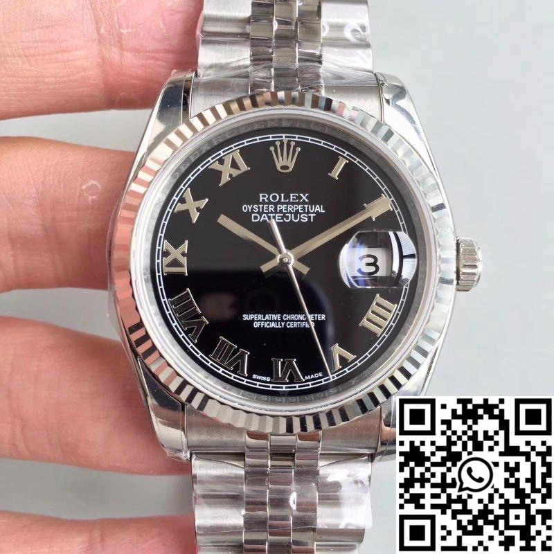 Rolex Datejust 116334 41MM EW Factory Black Dial