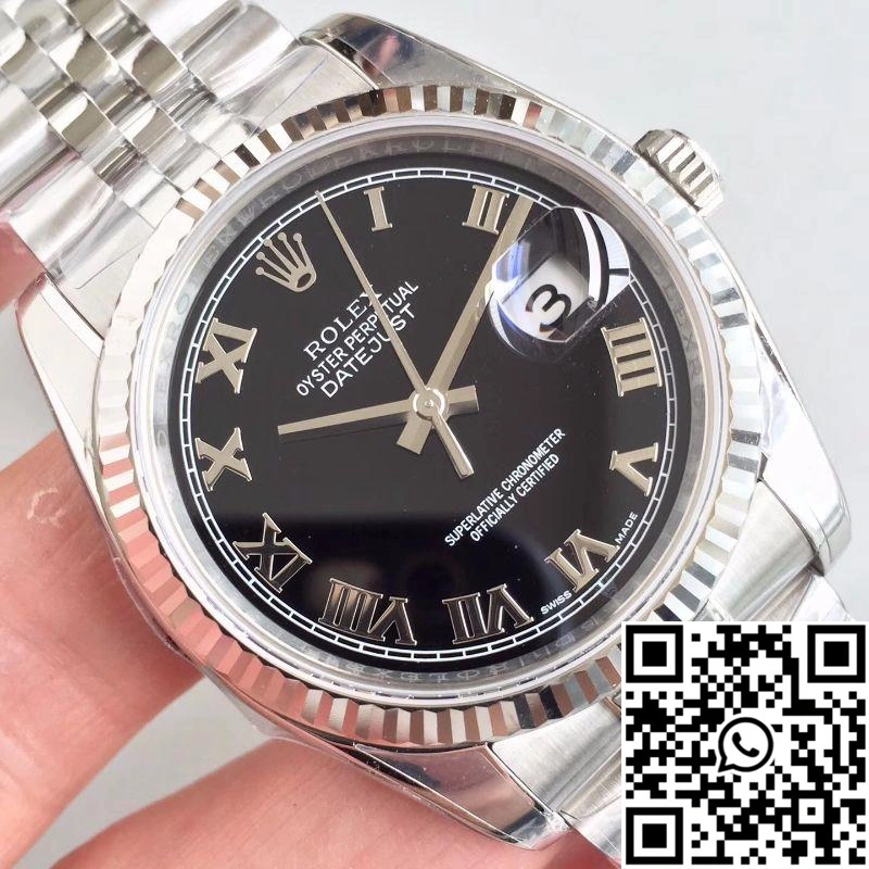 Rolex Datejust 116334 41MM EW Factory Black Dial